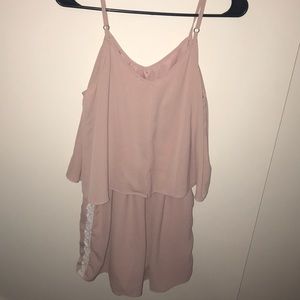 Blush pink romper